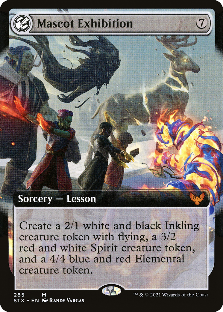 Mascot Exhibition (Extended Art) (STX-285) - Strixhaven: School of Mages: (Extended Art, lesson) Foil