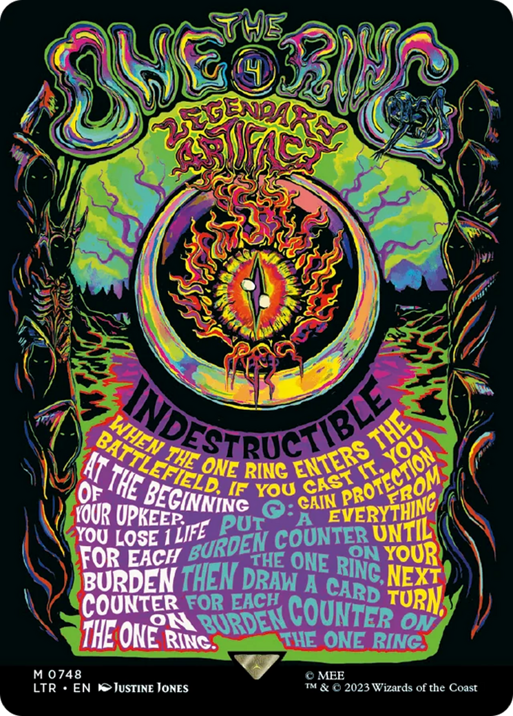 The One Ring (Borderless Poster) (LTR-748) - The Lord of the Rings: Tales of Middle-earth (Borderless) Foil