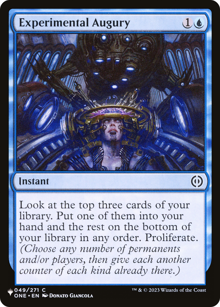 Experimental Augury (LIST-049/271) - The List