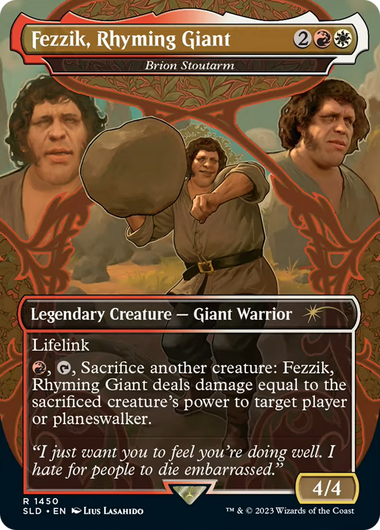 Fezzik, Rhyming Giant - Brion Stoutarm (SLD-1450) - Secret Lair Drop / Fezzik, Rhyming Giant (Borderless)