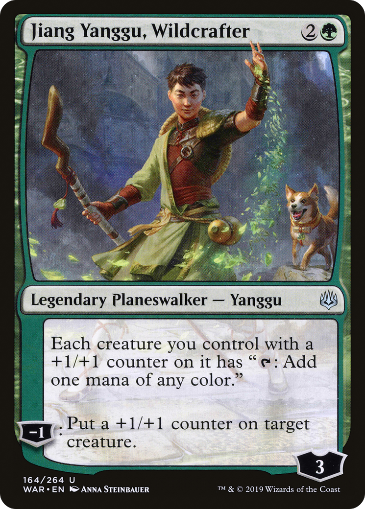 Jiang Yanggu, Wildcrafter (WAR-164) - Feuille de Guerre de l'Étincelle