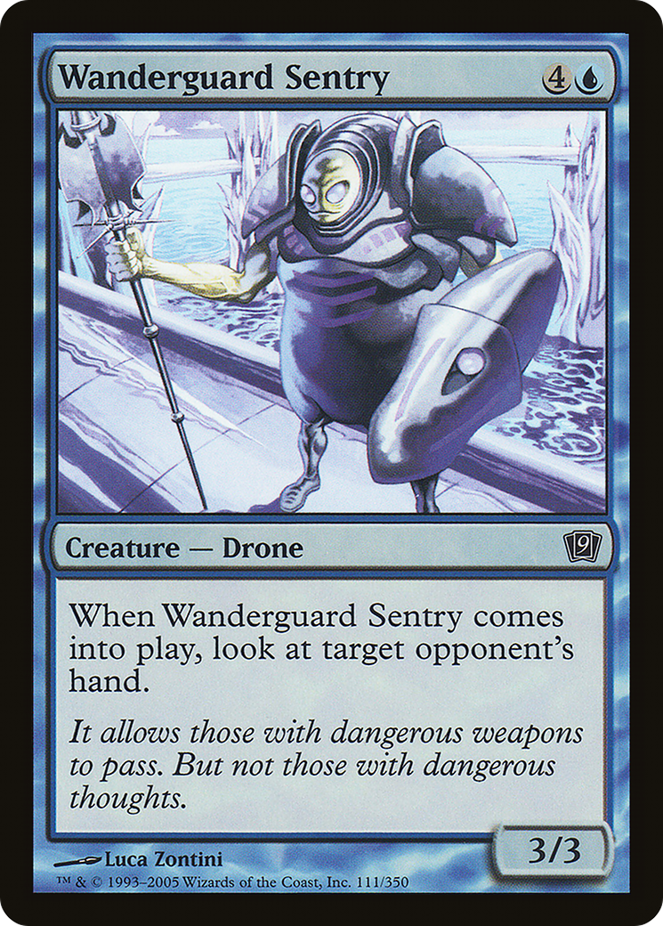 Wanderguard Sentry (9ED-111★) - Ninth Edition Foil