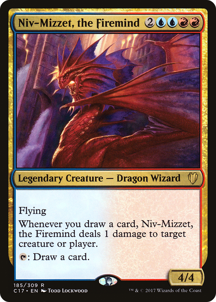 Niv-Mizzet, l'esprit du feu (C17-185) - Commandant 2017