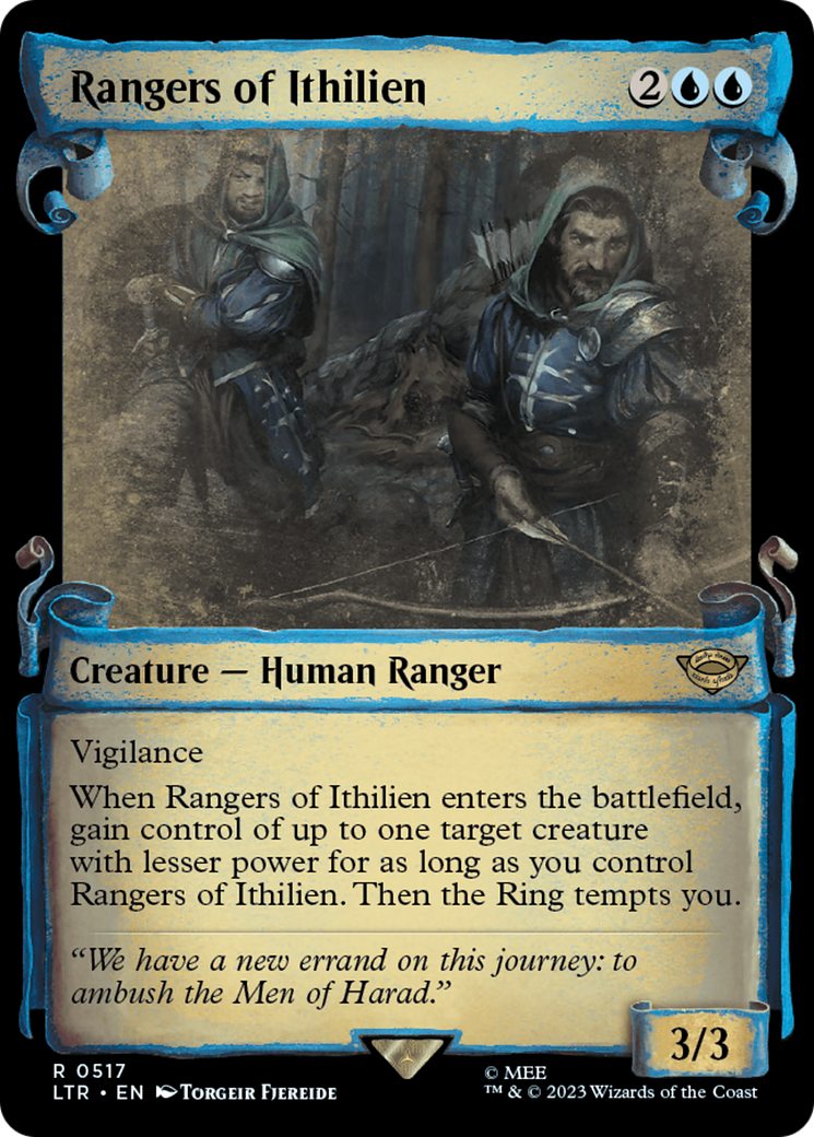 Rangers d'Ithilien (LTR-517) - Le Seigneur des Anneaux : Contes de la Terre du Milieu : (Vitrine) Feuille