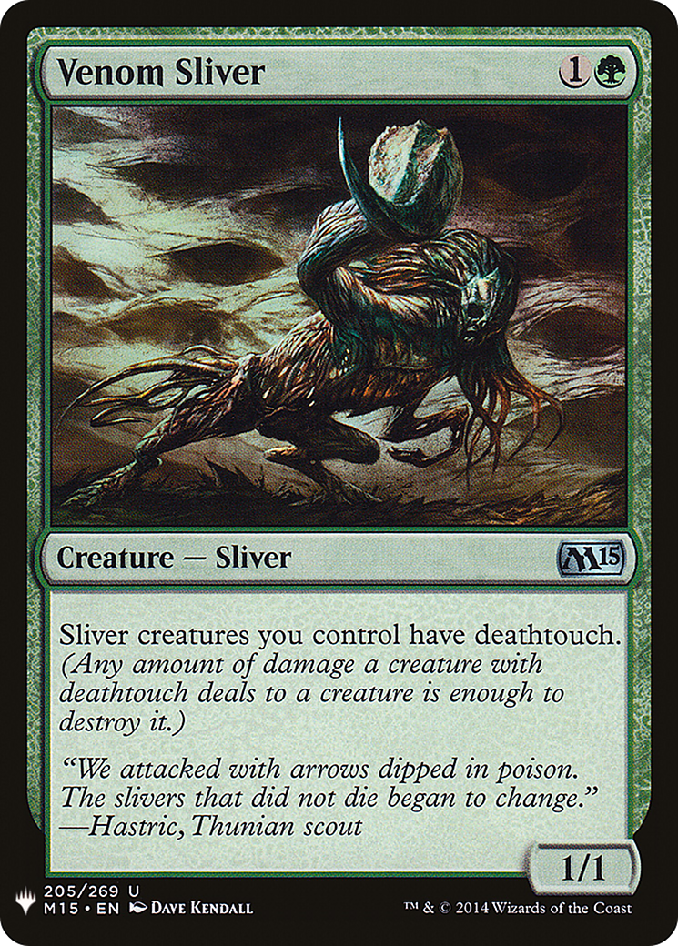 Venom Sliver (PLST-M15-205) - La Liste