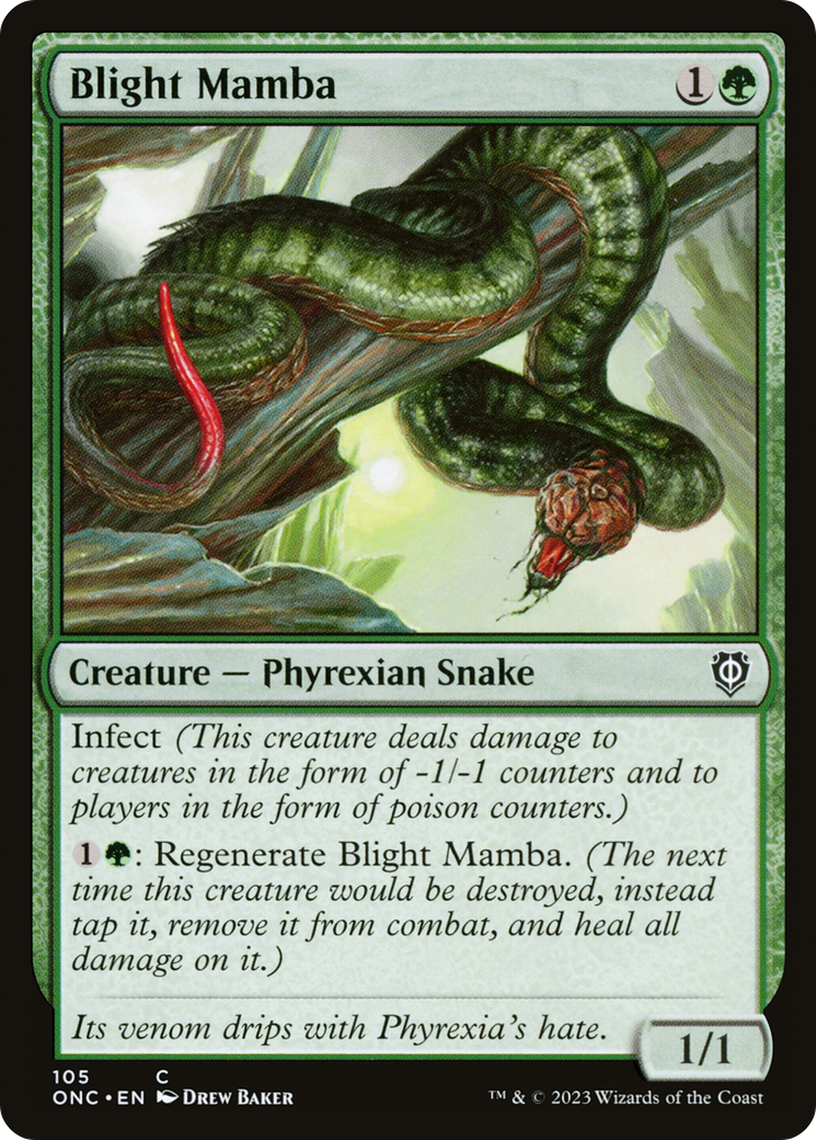 Blight Mamba (ONC-105) - Phyrexia : Tous seront un seul commandant