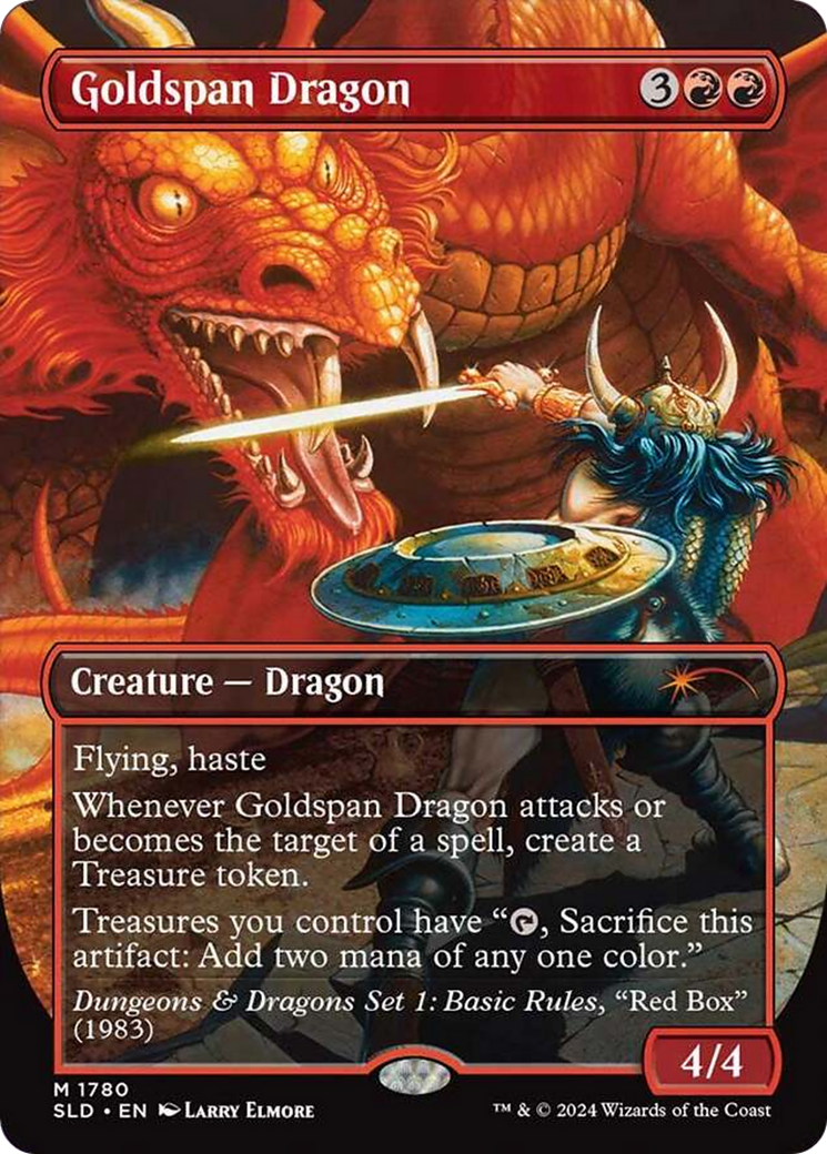 Goldspan Dragon (SLD-1780) - Secret Lair Drop (Borderless)