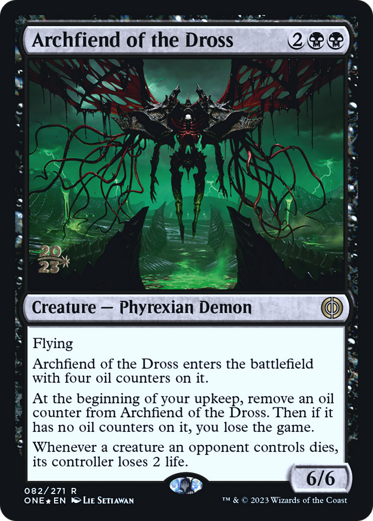 Archdémon des scories (PONE-82S) - Phyrexia : Tous seront un, promotion Foil