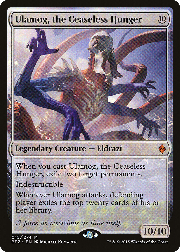 Ulamog, la Faim Incessante (BFZ-015) - Bataille pour Zendikar
