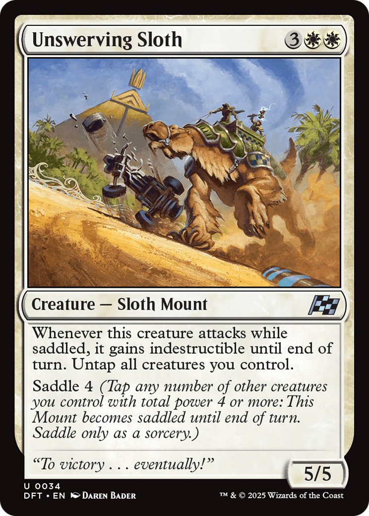 Unswerving Sloth (-034) - Aetherdrift