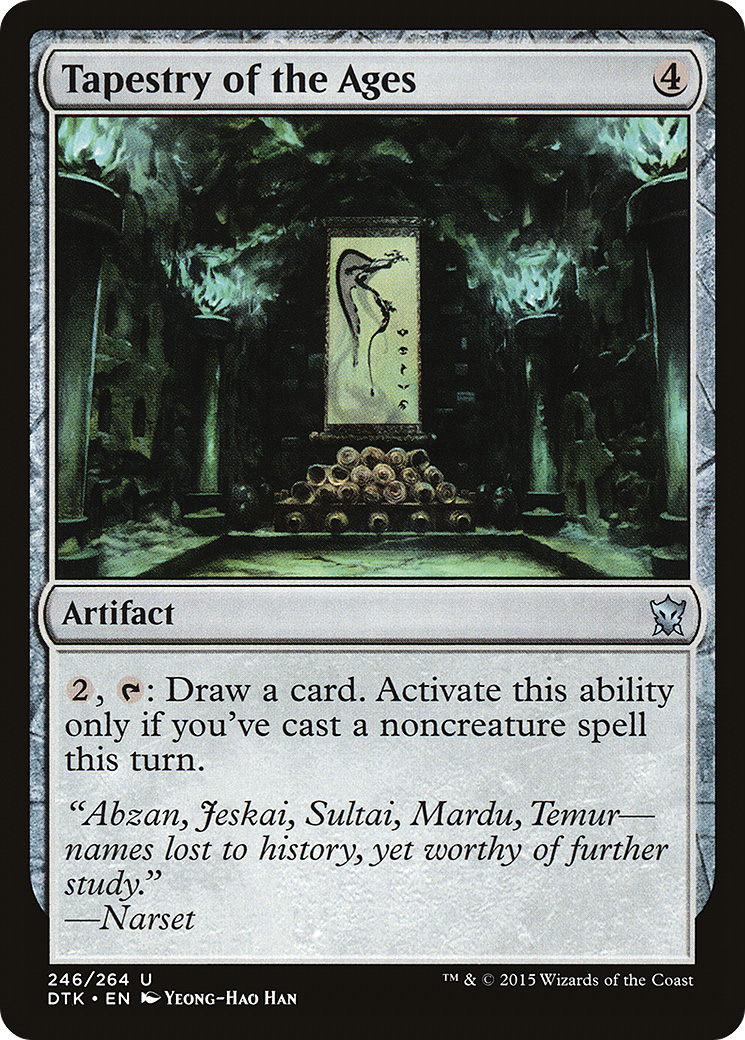 Tapisserie des Âges (DTK-246) - Dragons de Tarkir Foil