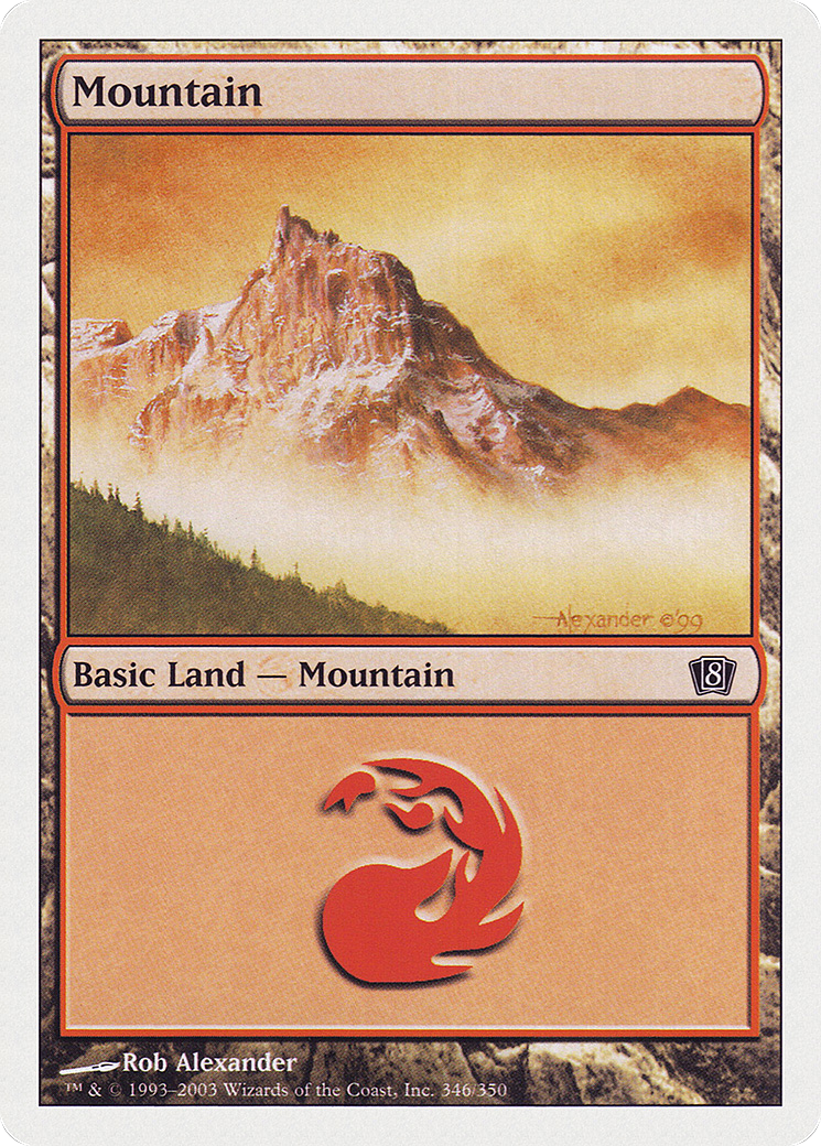 Mountain (346) (8ED-346) - Eighth Edition
