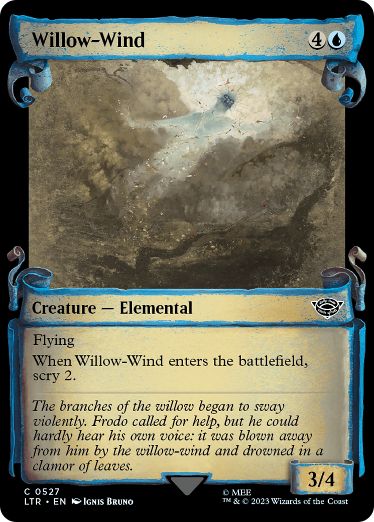 Willow-Wind (Showcase Scrolls) (LTR-527) - The Lord of the Rings: Tales of Middle-earth: (Showcase) Foil