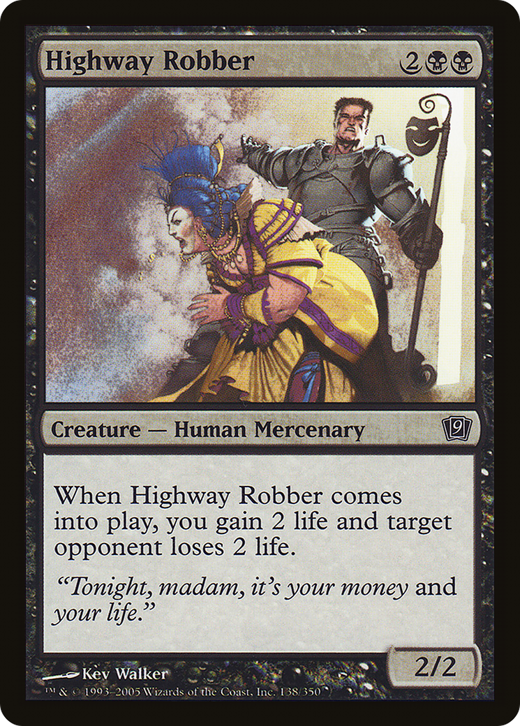 Highway Robber (9ED-138★) - Ninth Edition Foil