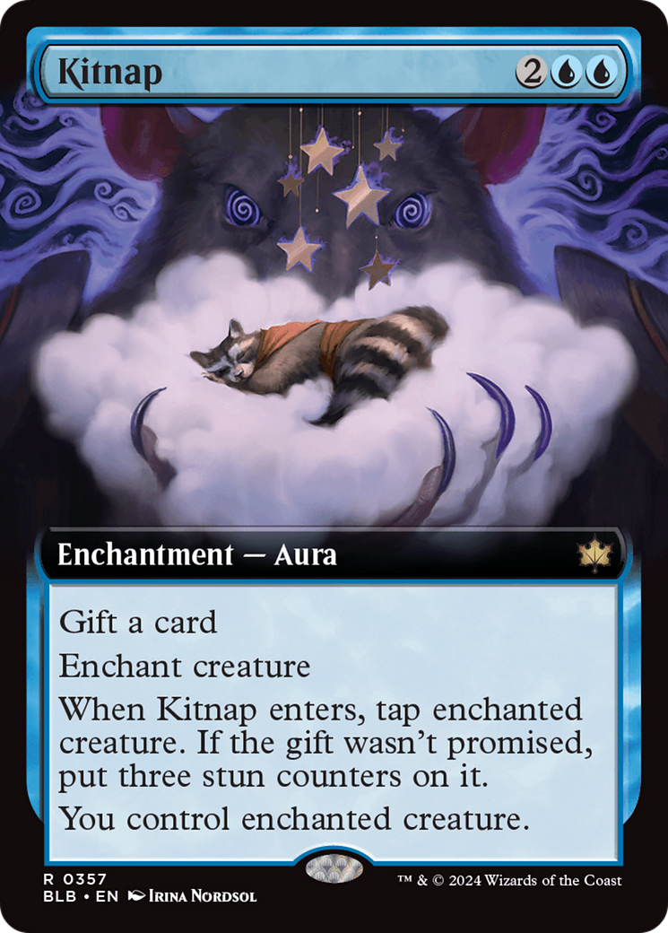 Kitnap (Extended Art) (BLB-357) - Bloomburrow: (Extended Art) Foil
