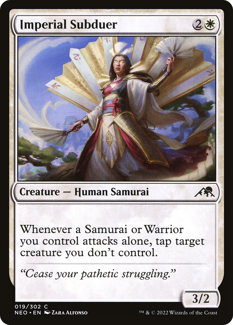 Imperial Subduer (NEO-019) - Kamigawa : Neon Dynasty Foil