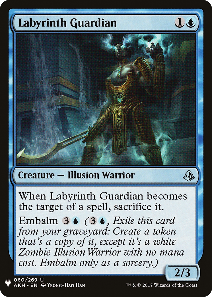 Gardien du labyrinthe (PLST-AKH-60) – La liste
