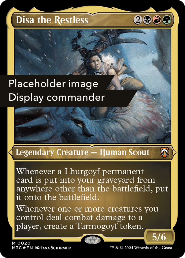 Disa l'Insatiable (M3C-148) - Commandant de Modern Horizons 3 - Feuille gravée