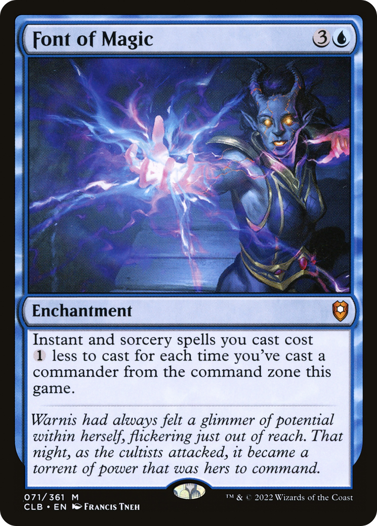 Fontaine de magie (CLB-071) - Commander Legends : La Bataille de Baldur's Gate