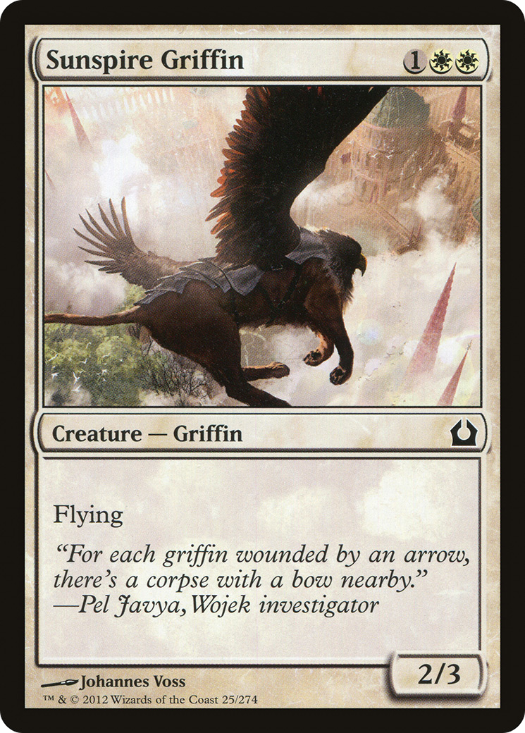 Sunspire Griffin (RTR-025) - Return to Ravnica