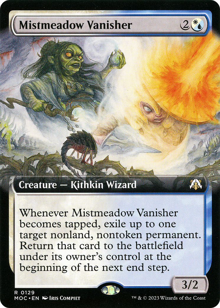 Mistmeadow Vanisher (Extended Art) (MOC-129) - March of the Machine Commander: (Extended Art) Foil