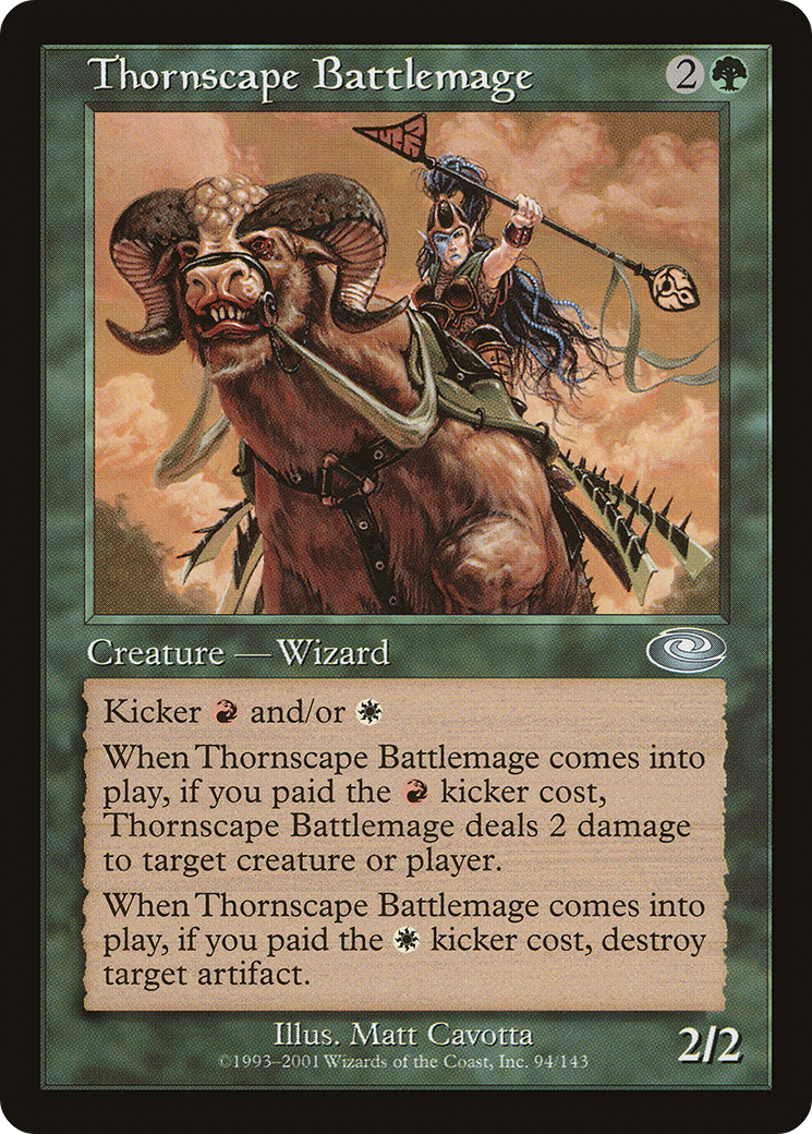 Mage de bataille de Thornscape (PLS-094) - Planeshift