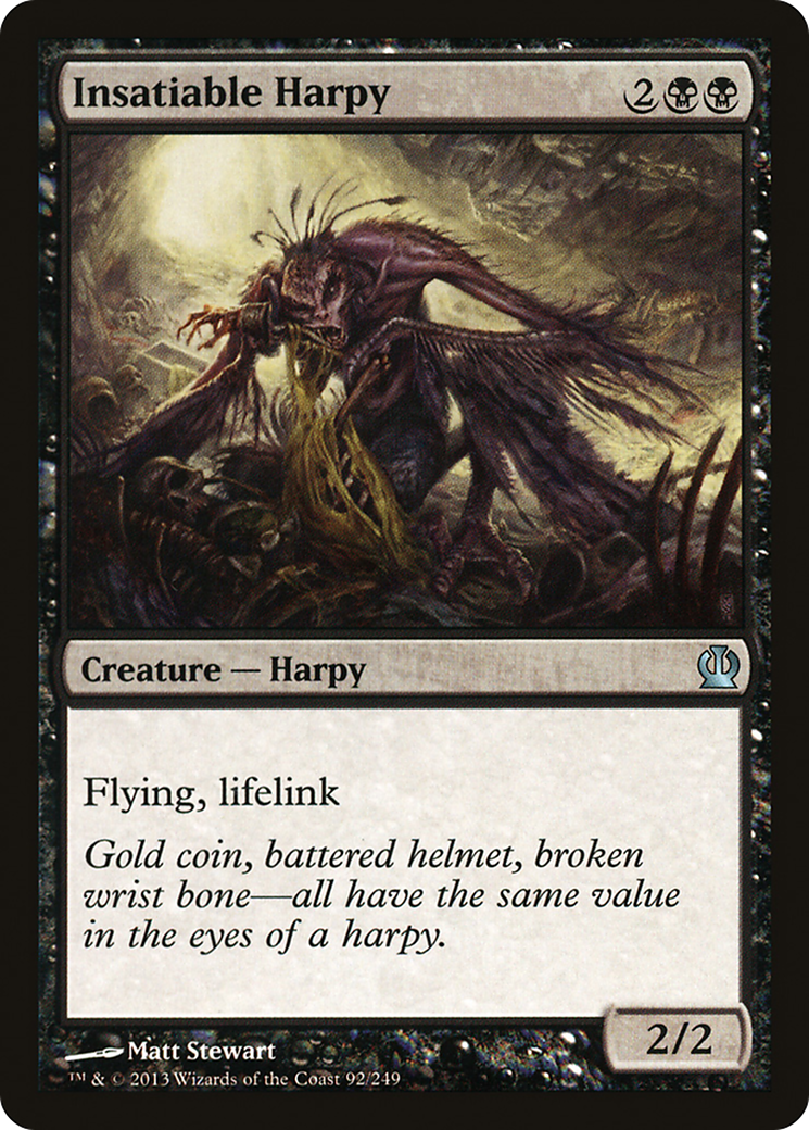Harpie insatiable (THS-092) - Theros Foil