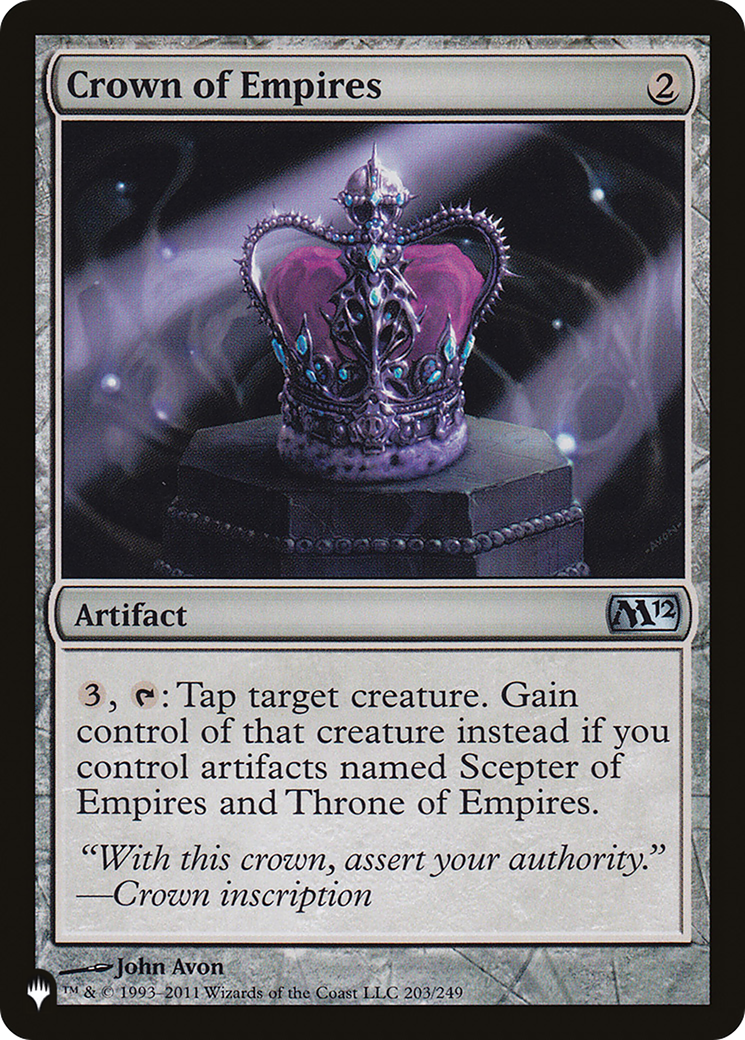 Crown of Empires (LIST-203/249) - The List