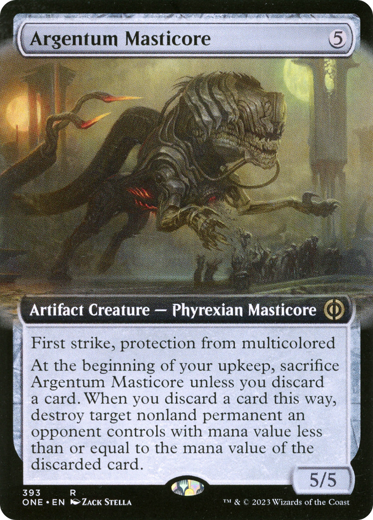 Argentum Masticore (ONE-393) - Phyrexia : Tous ne feront plus qu'un (Extended Art)