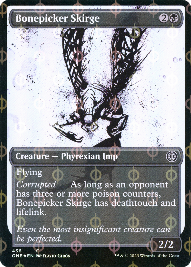 Bonepicker Skirge (ONE-436) - Phyrexia : Tous ne feront qu'un : (Showcase) Foil