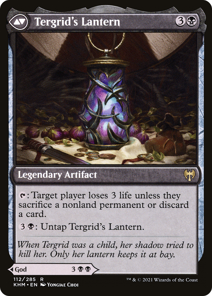 Tergrid, Dieu de l'effroi // Lanterne de Tergrid (KHM-112) - Kaldheim Foil