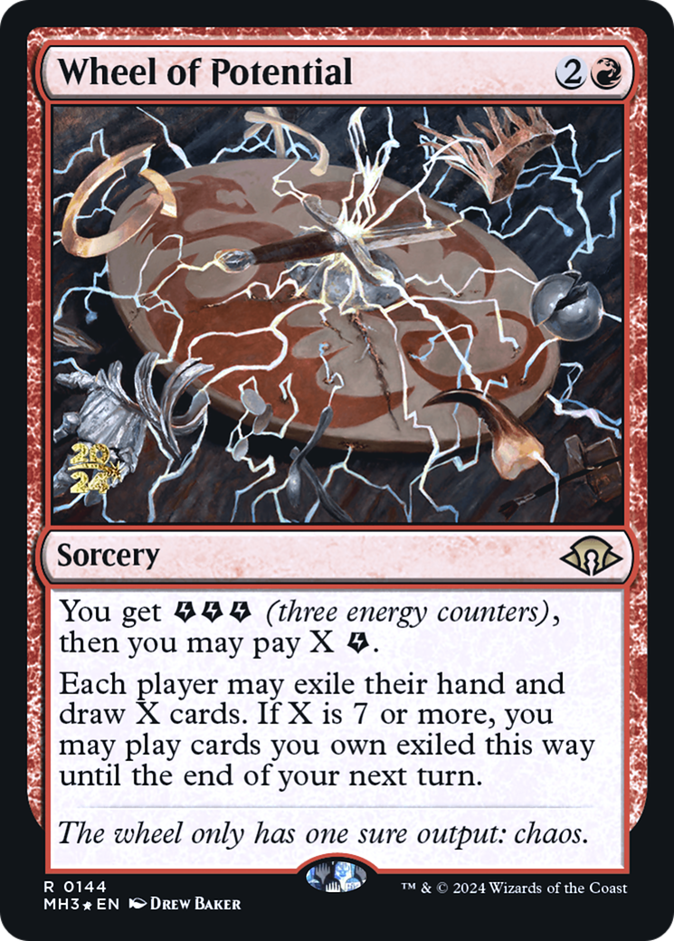 Wheel of Potential (PRE-144) - Modern Horizons 3 Promos Foil