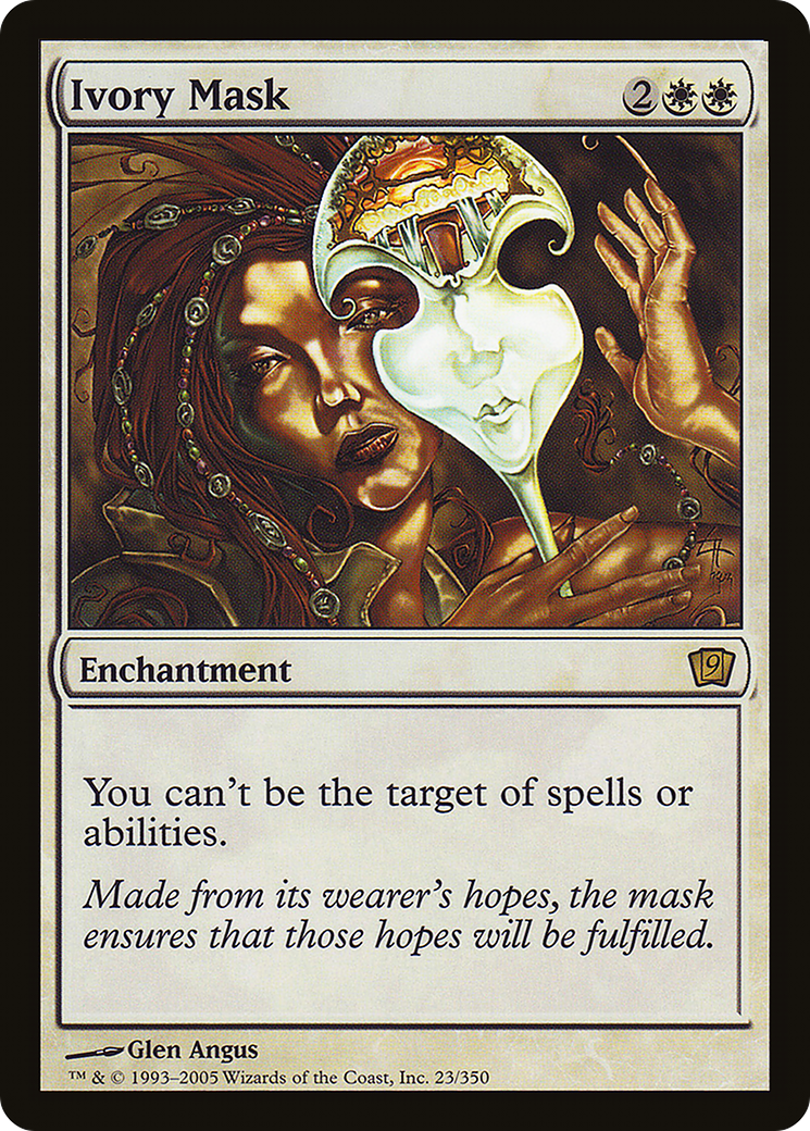 Ivory Mask (9ED-23★) - Ninth Edition Foil