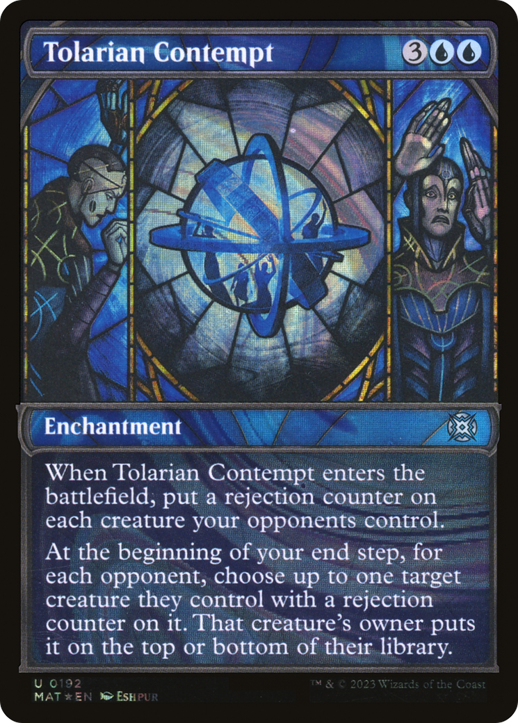 Tolarian Contempt (MAT-192) - March of the Machine: The Aftermath: (Showcase) Foil
