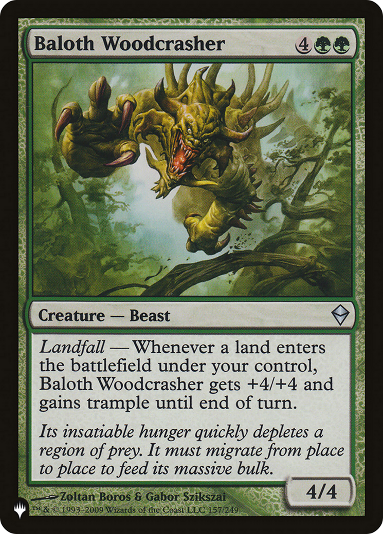 Baloth Woodcrasher (LIST-157/249) - The List
