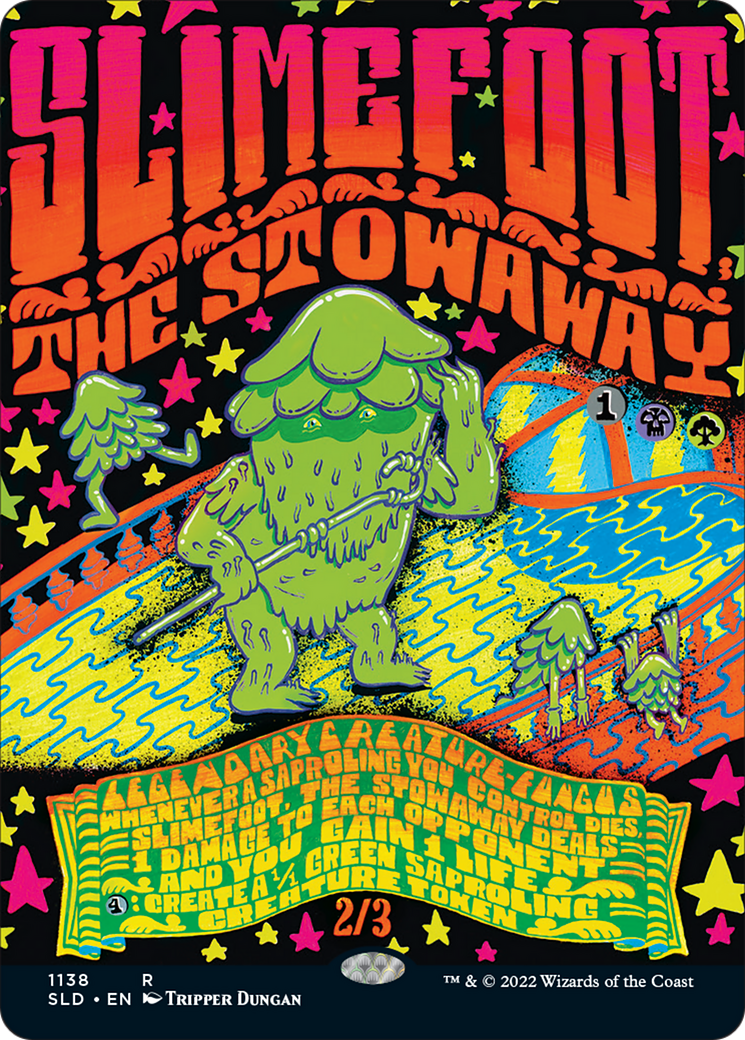 Slimefoot, the Stowaway (SLD-1138) - Secret Lair Drop (Borderless)