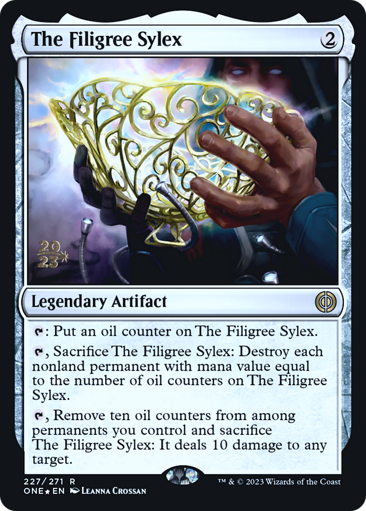The Filigree Sylex (PRE-227S) - Phyrexia: All Will Be One Promos Foil