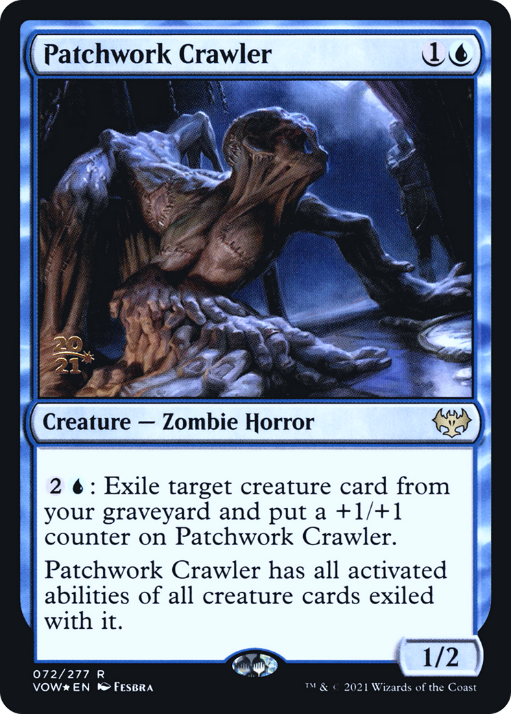 Patchwork Crawler (PRE-72S) - Innistrad: Crimson Vow Promos Foil