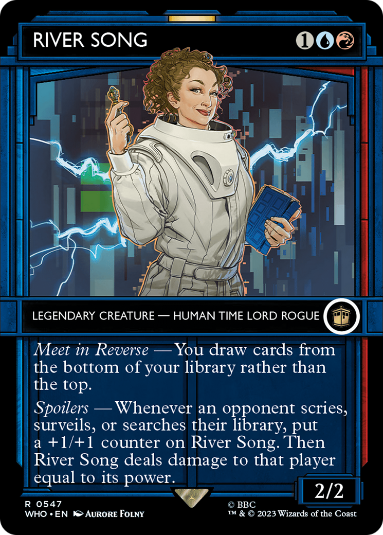 River Song (WHO-547) - Doctor Who : (Vitrine) (Sans bordure) Feuille