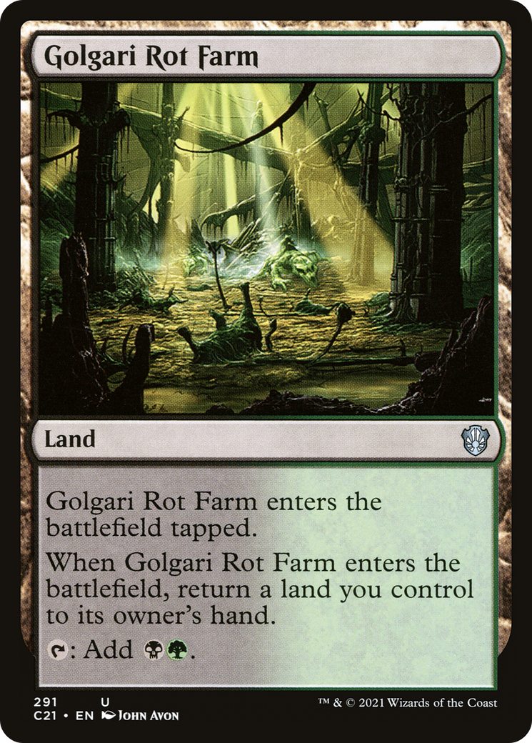 Ferme de pourriture de Golgari (C21-291) - Commander 2021