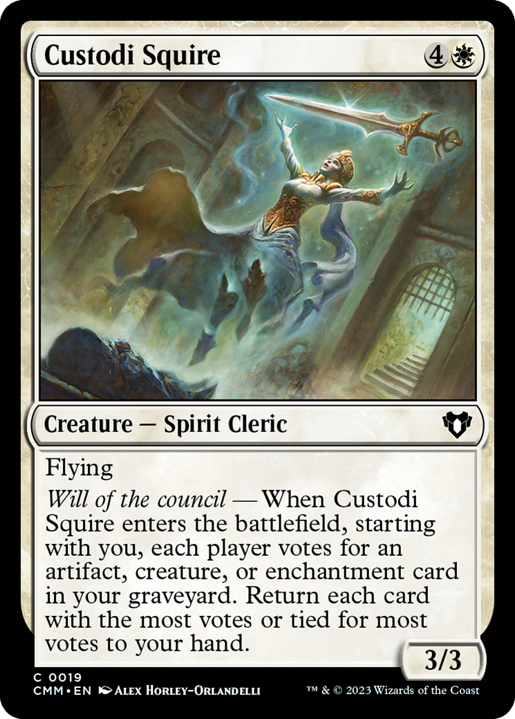 Custodi Squire (CMM-019) - Commandant Masters Foil