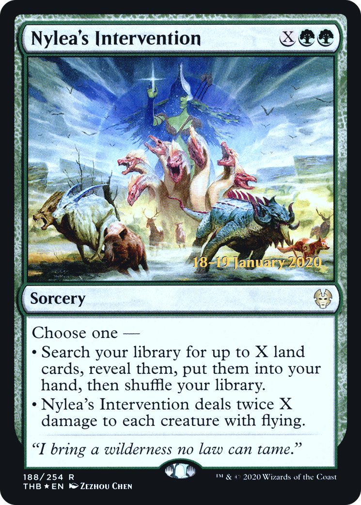 Nylea's Intervention (PRE-188S) - Theros Beyond Death Promos Foil
