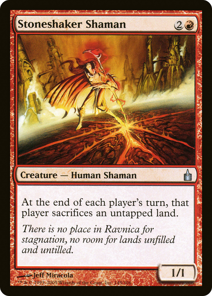 Chaman Stoneshaker (RAV-145) - Ravnica : La Cité des Guildes (Foil)