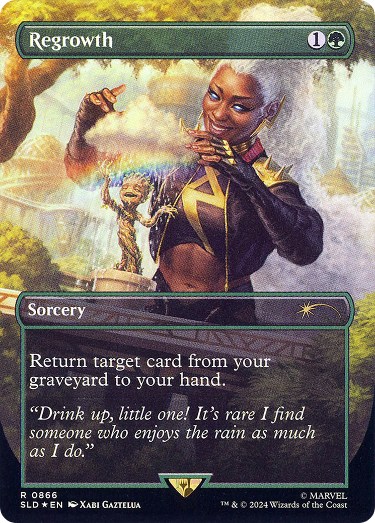 Regrowth (SLD-866) - Secret Lair Drop (Borderless) Foil