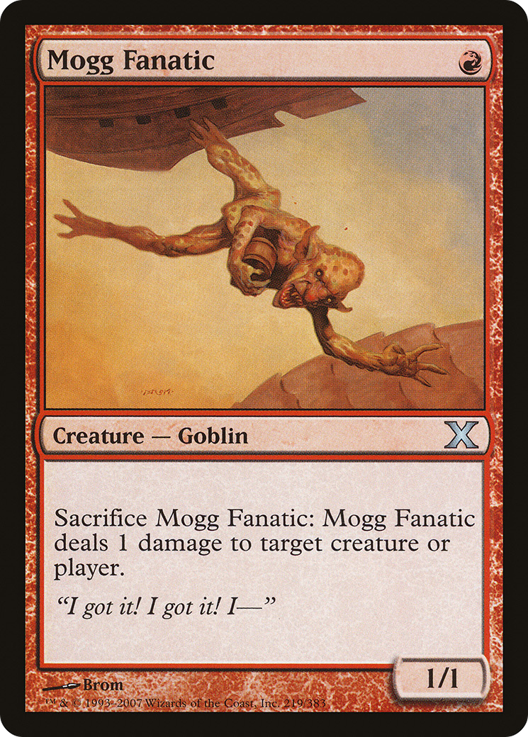 Mogg Fanatic (10E-219) - Dixième édition Foil