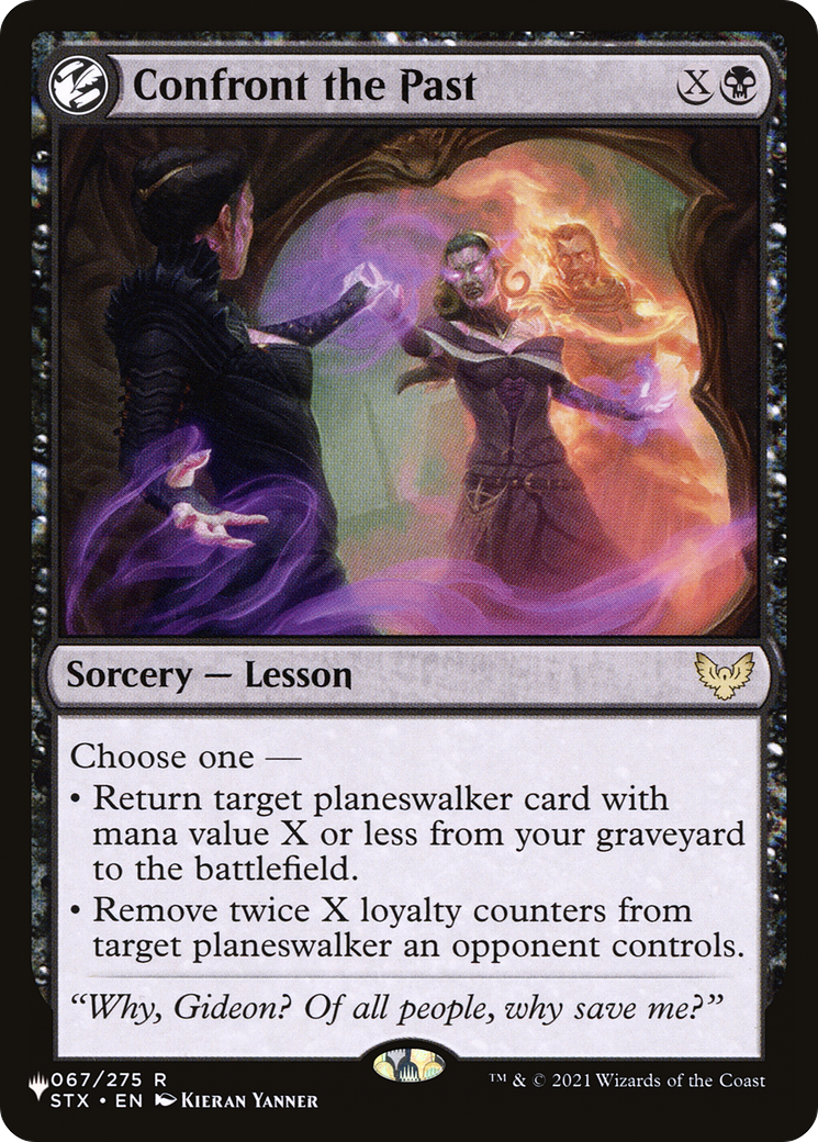 Confront the Past (LIST-STX-67) - The List: (lesson)