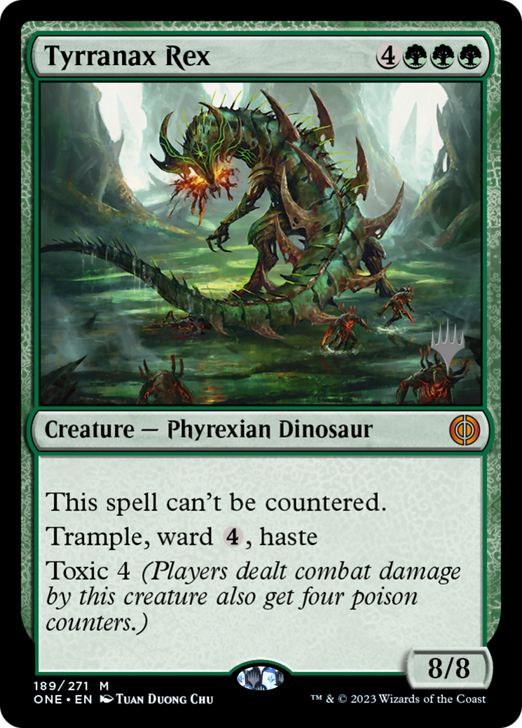 Tyrranax Rex (PPONE-189) - Phyrexia: All Will Be One Promos Foil