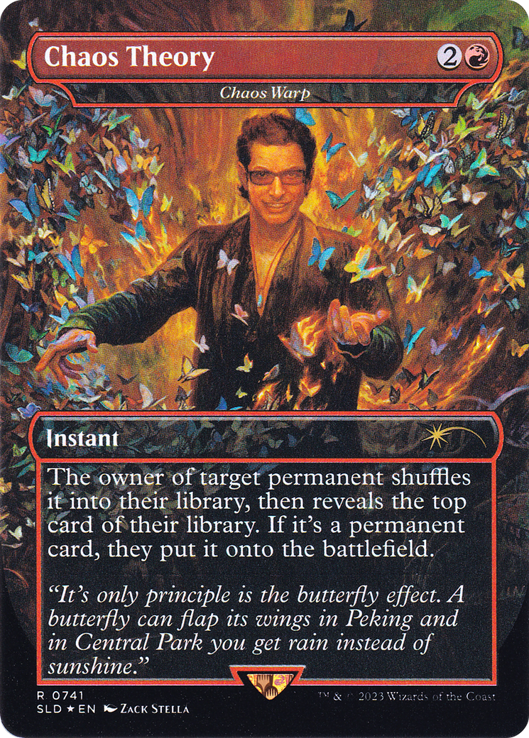 Chaos Theory - Chaos Warp (SLD-741) - Secret Lair Drop / Chaos Theory (Borderless)