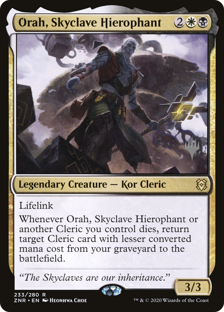 Orah, Skyclave Hierophant (PPZNR-233) - Zendikar Rising Promos