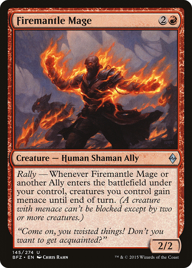 Firemantle Mage (BFZ-145) - Battle for Zendikar Foil